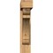 Ekena Millwork Olympic Block Smooth Bracket w/ Offset Brace, Western Red Cedar, 5 1/2"W x 26"D x 26"H BKT0604X26X26OLY05SWR - alternate 3